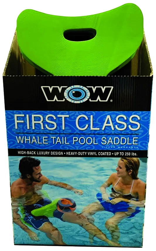 20-2070 – WOW SPORTS Point Of Purchase Display, Saddle Type Whale Tail Pool Noodle Display With Six Hi-Back 250 Pound...
